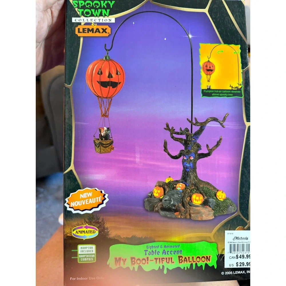 Lemax Spooky Town My Boo!-tiful Balloon Animated Halloween Village 2005 54315